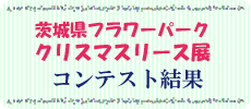 茨城県フラワーパーククリスマスリース展　コンテスト結果